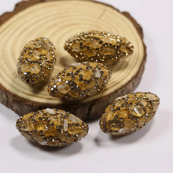 Yellow Citrine Crystal Beads-ToShay.org