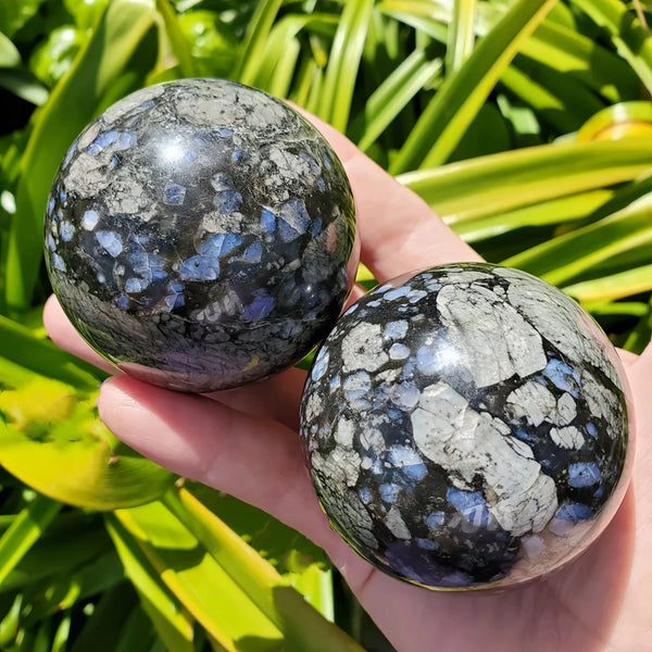 Blue Llanite Quartz Ball-ToShay.org