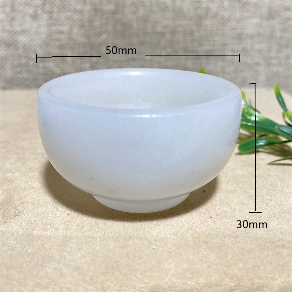 Green Jade Stone Bowls-ToShay.org