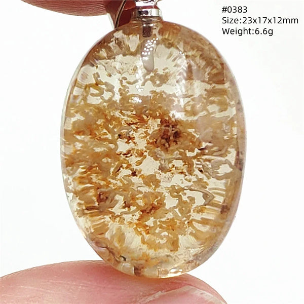 Green Phantom Quartz Pendant-ToShay.org