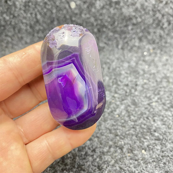 Purple Black Amethyst Agate-ToShay.org