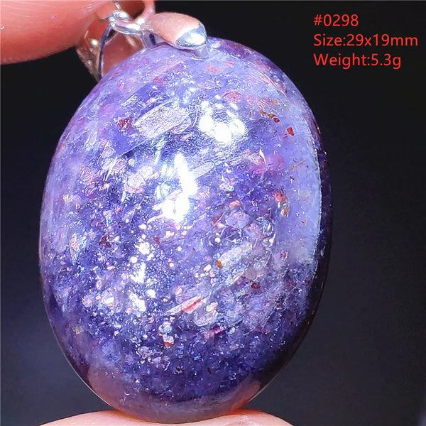 Red Blue Lolite Pendant-ToShay.org