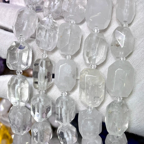 White Crystal Beads-ToShay.org