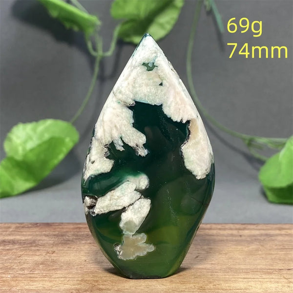 Green Cherry Blossom Agate-ToShay.org