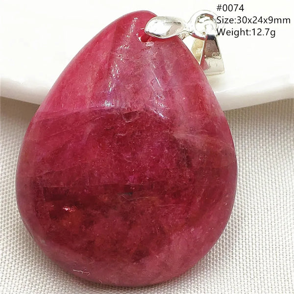 Red Rhodonite Pendant-ToShay.org