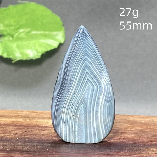 Black Silk Striped Agate Torch-ToShay.org