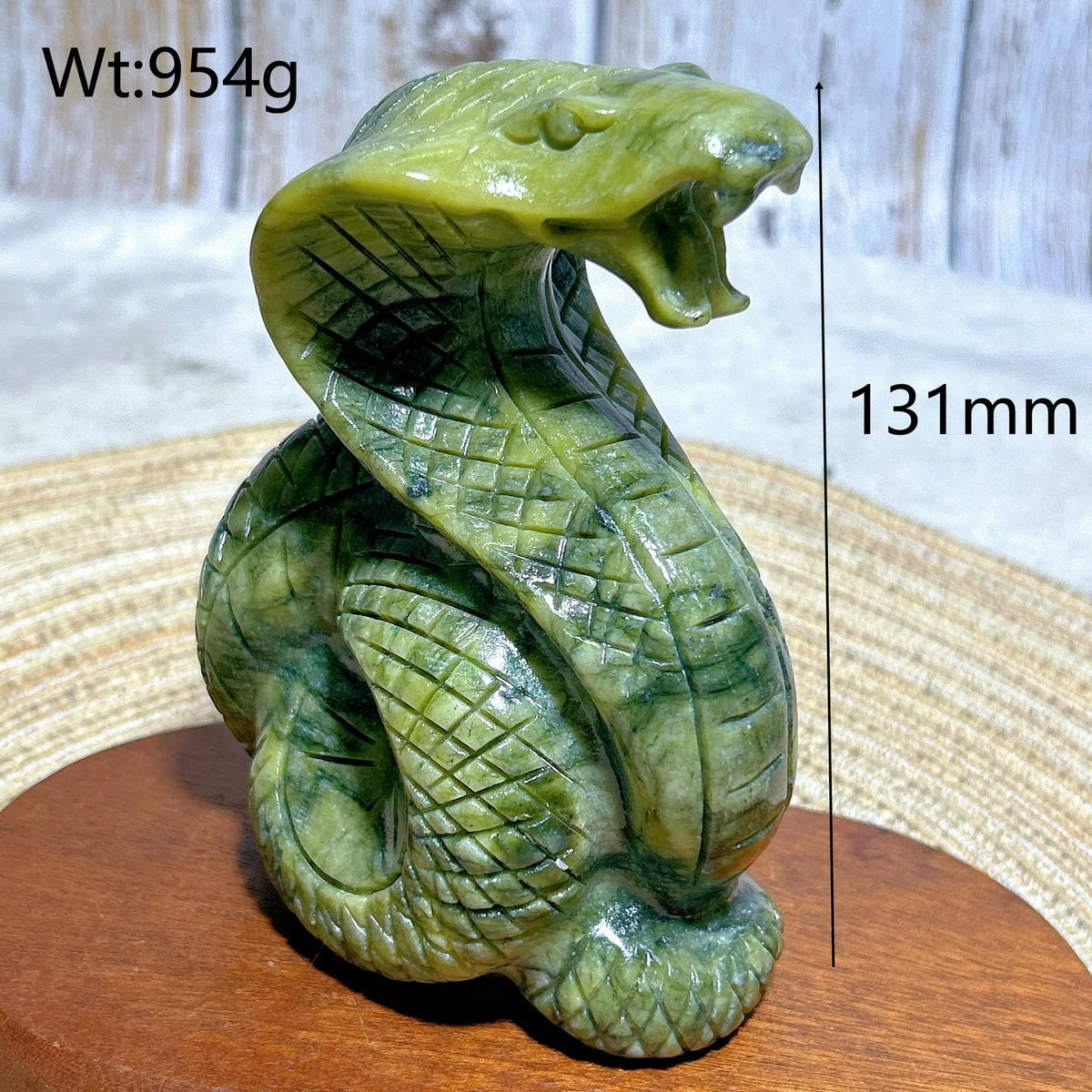 Green Jasper Cobra-ToShay.org