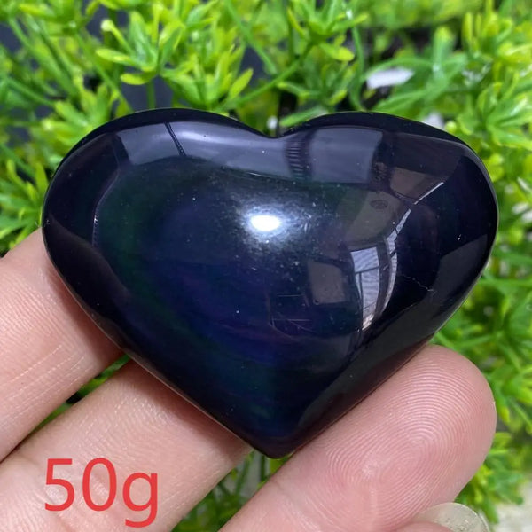 Rainbow Obsidian Heart-ToShay.org