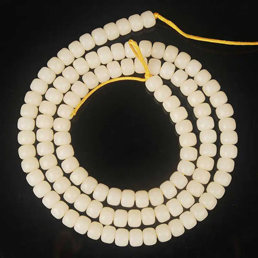 White Bodhi Beads-ToShay.org