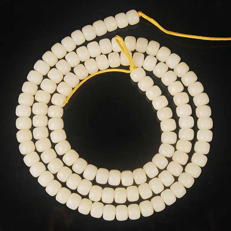 White Bodhi Beads-ToShay.org