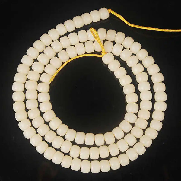 White Bodhi Beads-ToShay.org