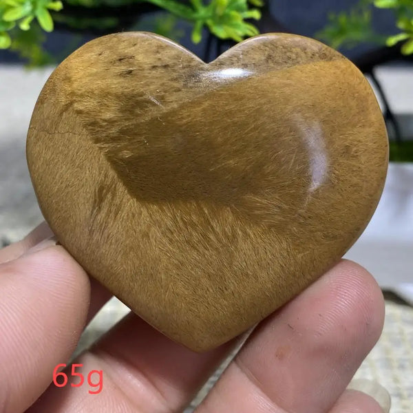 Black Hair Agate Heart-ToShay.org