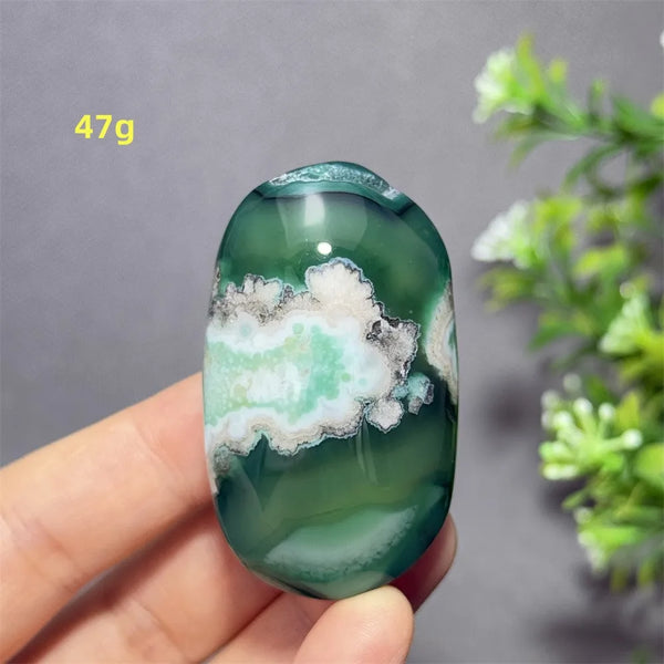 Green Cherry Blossom Agate-ToShay.org