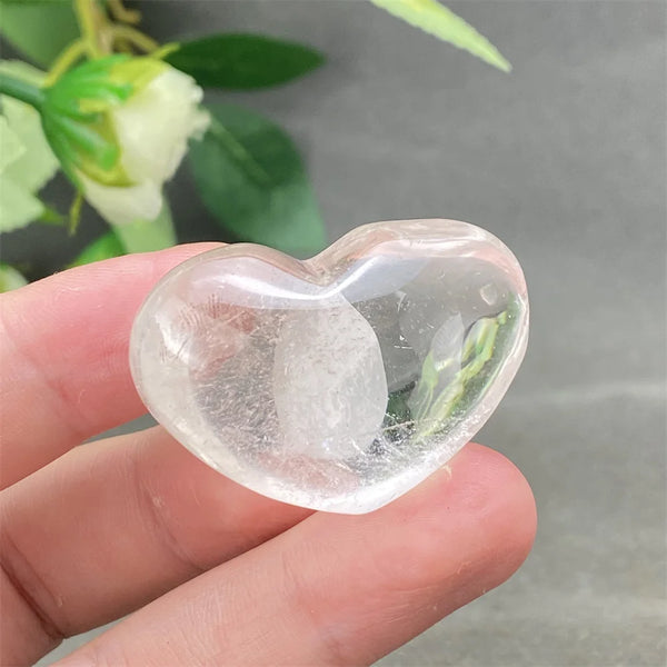 Clear Crystal Heart-ToShay.org