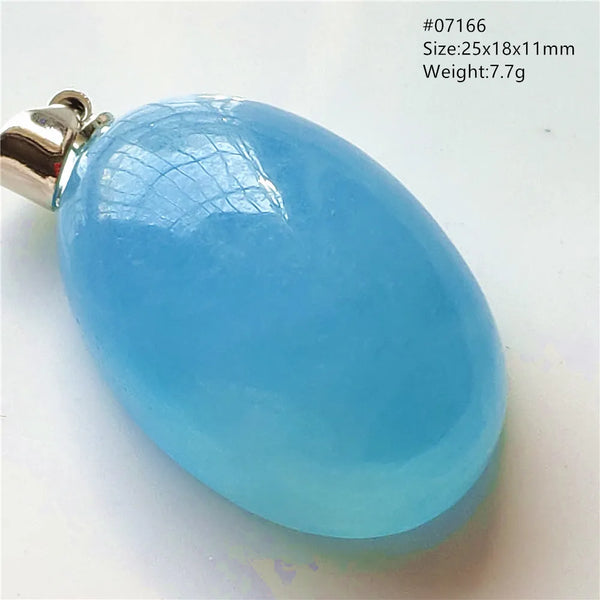 Blue Aquamarine Pendant-ToShay.org