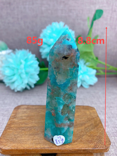 Blue Amazonite Point-ToShay.org