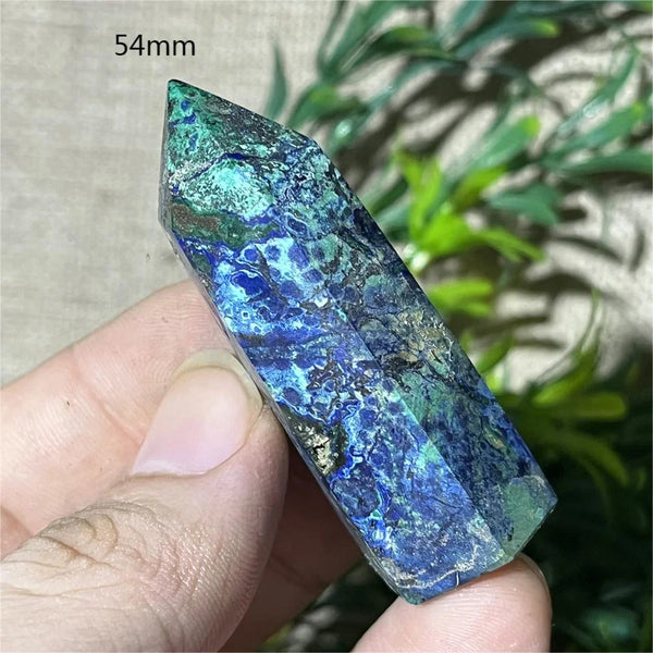 Blue Green Chrysocolla Point-ToShay.org