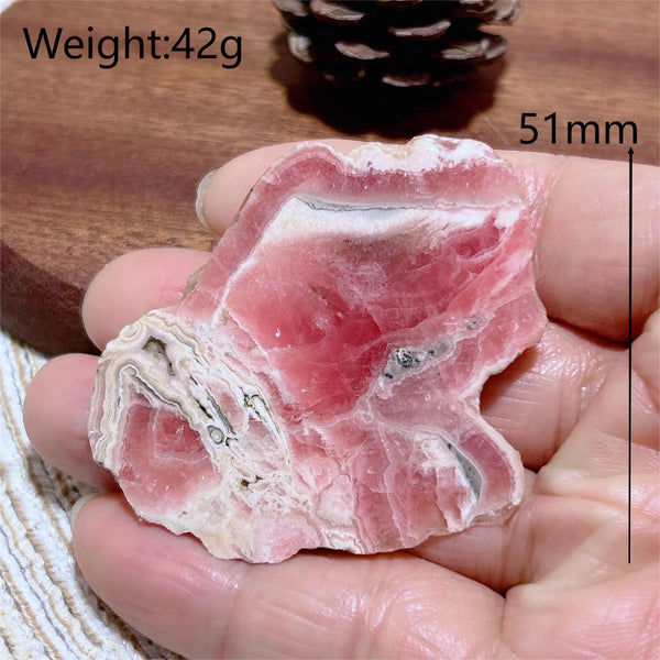 Pink Rhodochrosite Slab-ToShay.org
