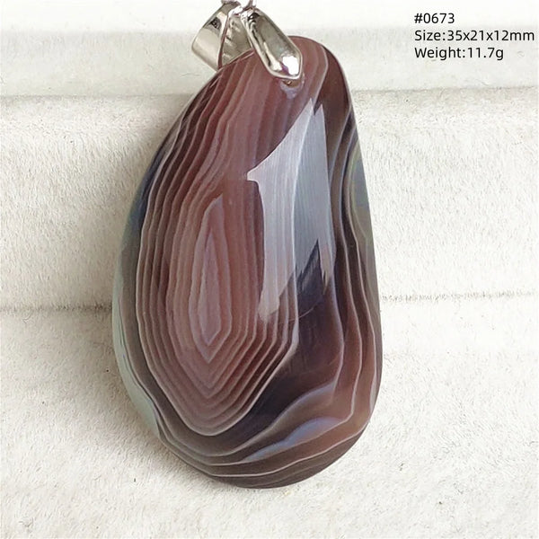 Grey Lace Agate Pendant-ToShay.org