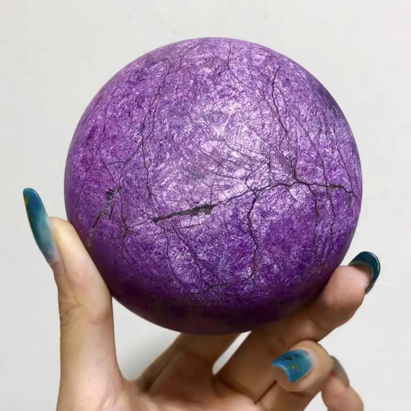 Purpurite Quartz Ball-ToShay.org