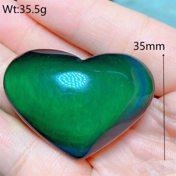 Rainbow Obsidian Heart-ToShay.org