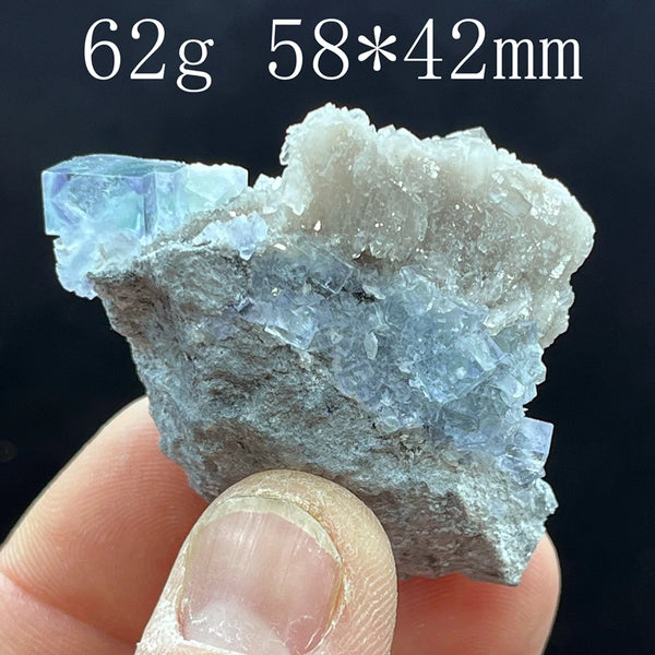 Blue Fluorite Crystal-ToShay.org
