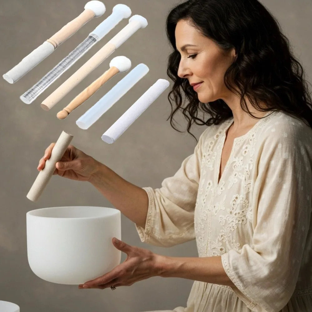 Crystal Singing Bowl Stick-ToShay.org