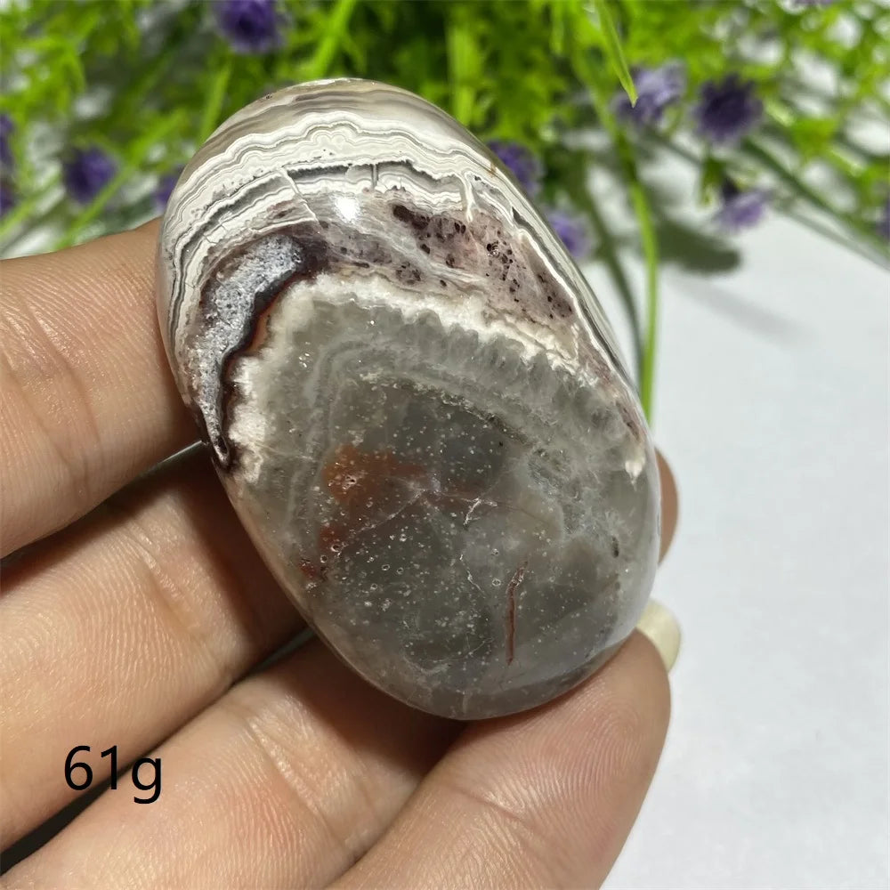 Red Agate Palm Stone-ToShay.org