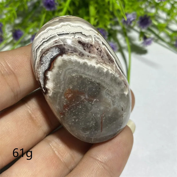 Red Agate Palm Stone-ToShay.org