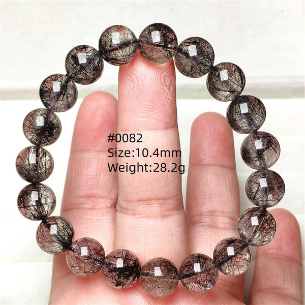 Black Rutilated Quartz Bracelet-ToShay.org