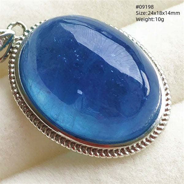 Blue Aquamarine Pendant-ToShay.org