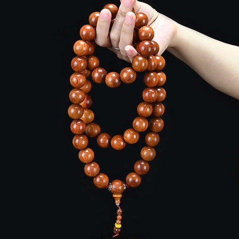 Red Rosewood Prayer Beads-ToShay.org