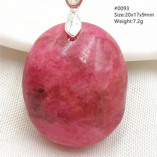Red Rhodonite Pendant-ToShay.org