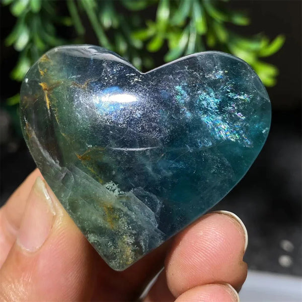 Blue Fluorite Heart-ToShay.org