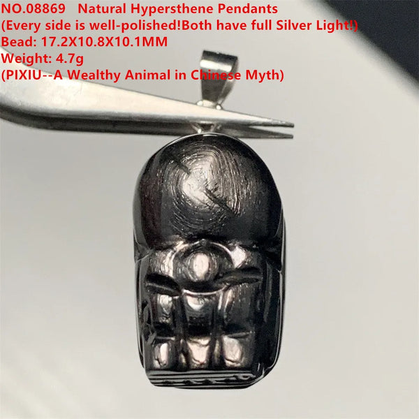 Black Hypersthene Pendant-ToShay.org