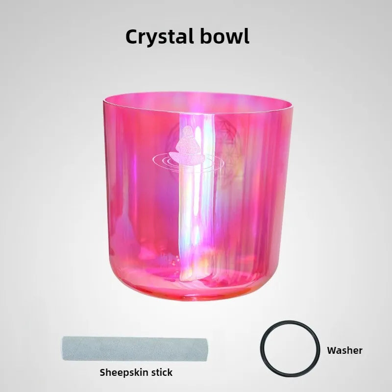 Pink Crystal Singing Bowl-ToShay.org