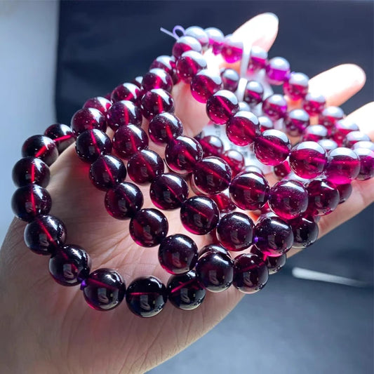 Purple Garnet Bracelet-ToShay.org