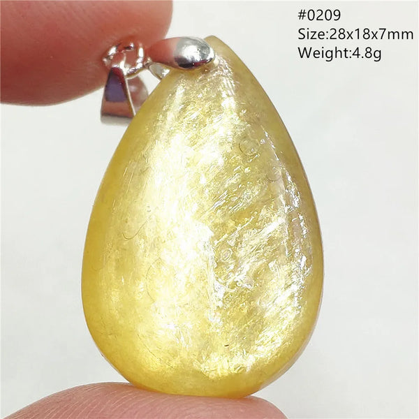 Gold Lepidolite Flash Pendant-ToShay.org