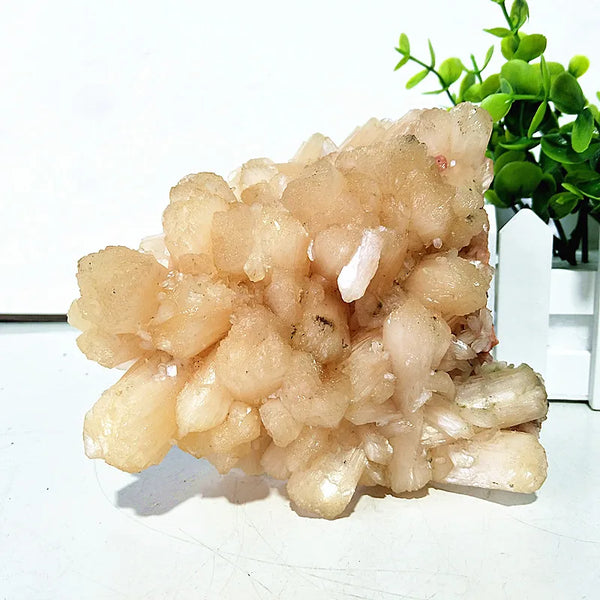 White Apophyllite Zeolite Crystal-ToShay.org