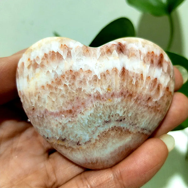 Red Striped Agate Heart-ToShay.org