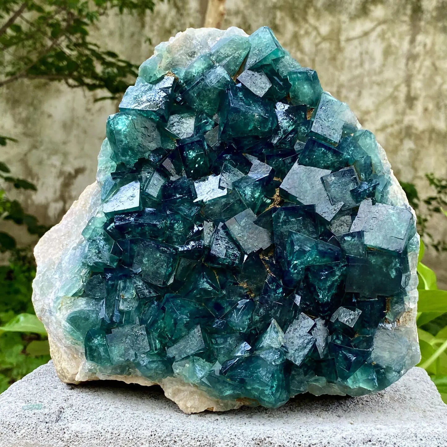 Green Fluorite Crystal-ToShay.org