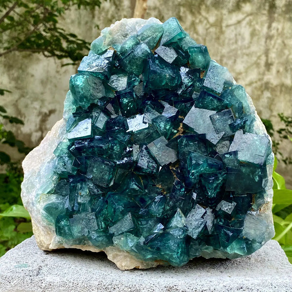 Green Fluorite Crystal-ToShay.org