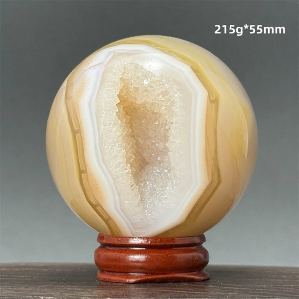 Yellow Quartz Agate Druzy-ToShay.org