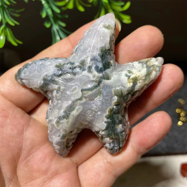 Green Moss Agate Starfish-ToShay.org