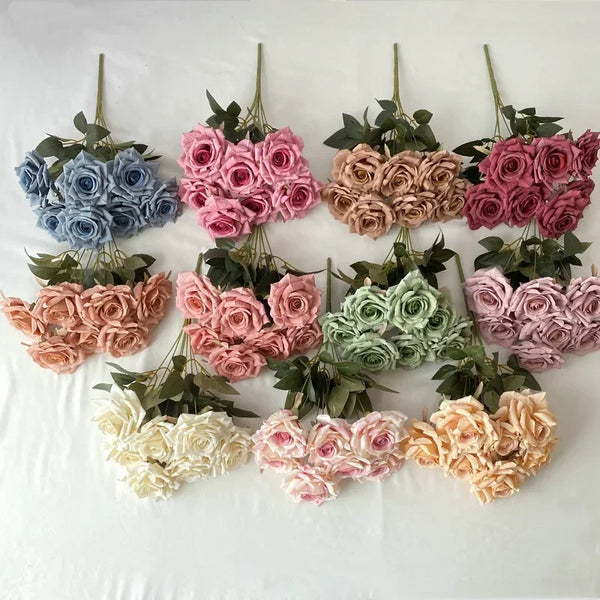 Rose Silk Flower Bouquets-ToShay.org