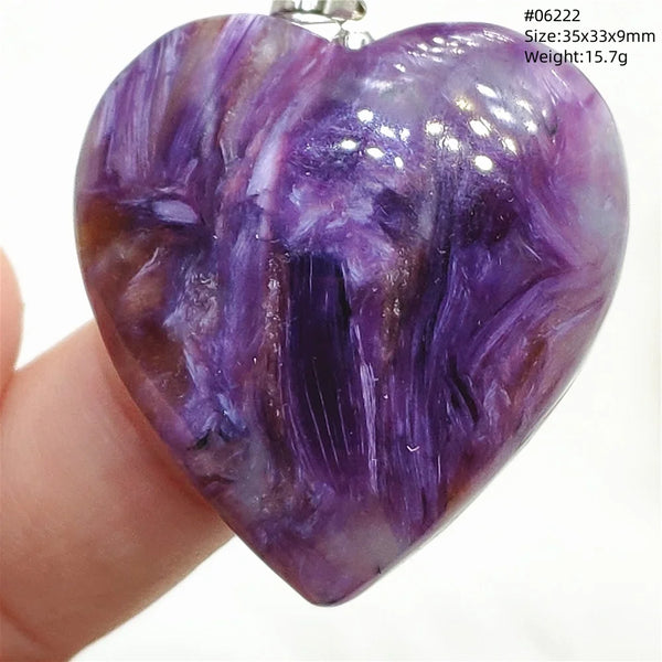 Purple Charoite Pendant-ToShay.org