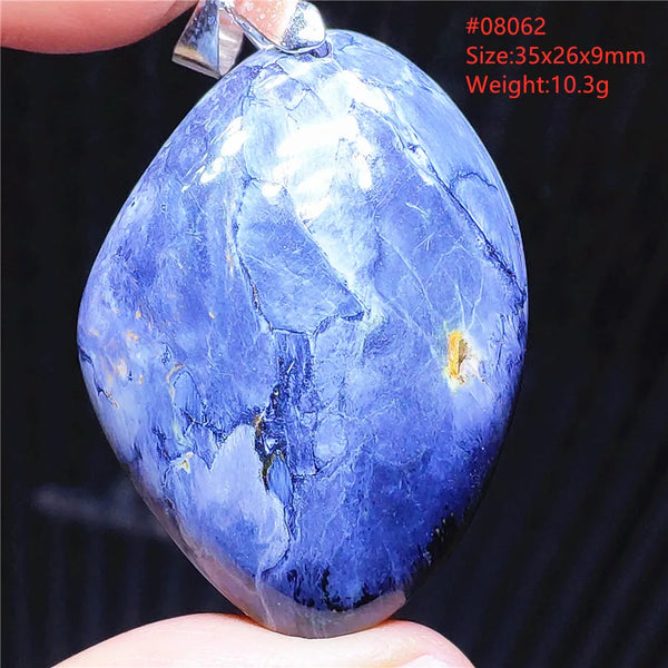 Blue Pietersite Chatoyant Pendant-ToShay.org