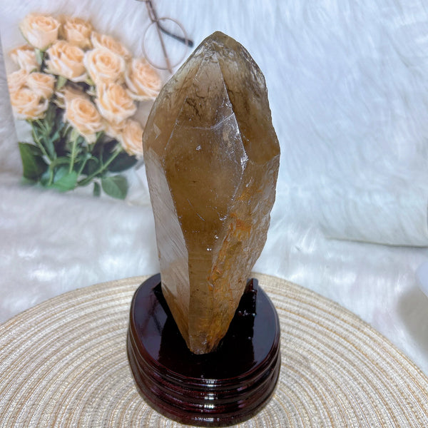 Smokey Rutilated Quartz Tower-ToShay.org
