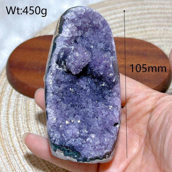 Purple Amethyst Druzy Crystal-ToShay.org