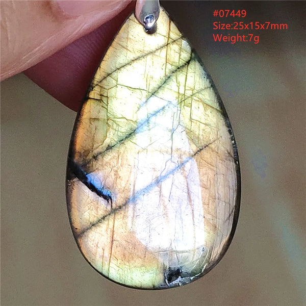 Blue Light Labradorite Pendant-ToShay.org
